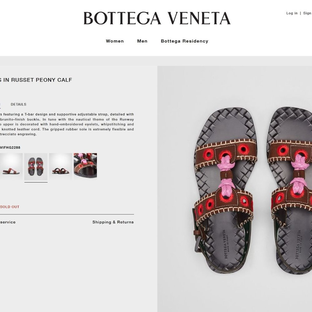 BRAND NEW Bottega Veneta Sandals